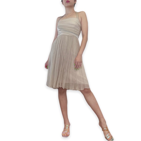 Rare FENDI Couture Runway 100% Silk Greek Goddess Dress Size 38/XS - Picture 11 of 16